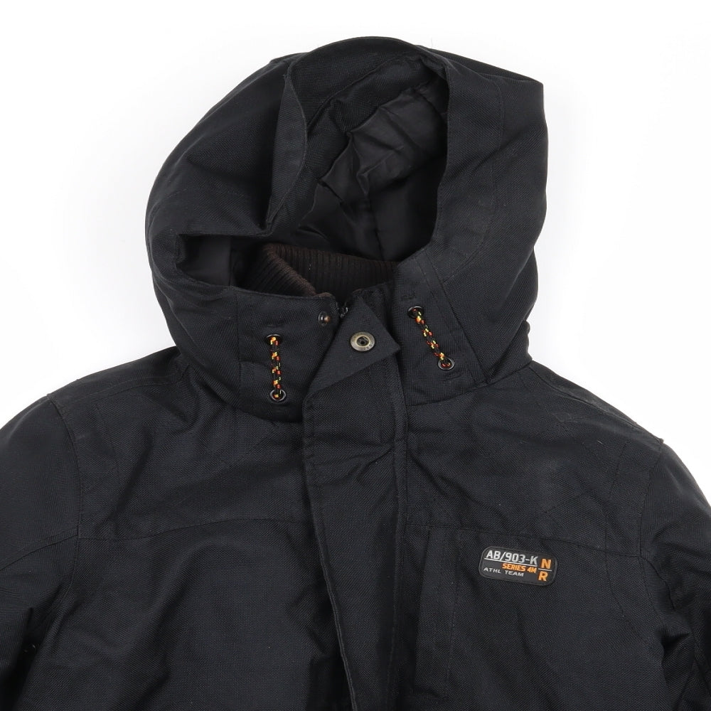 NEXT Boys Black   Basic Coat Coat Size 8 Years