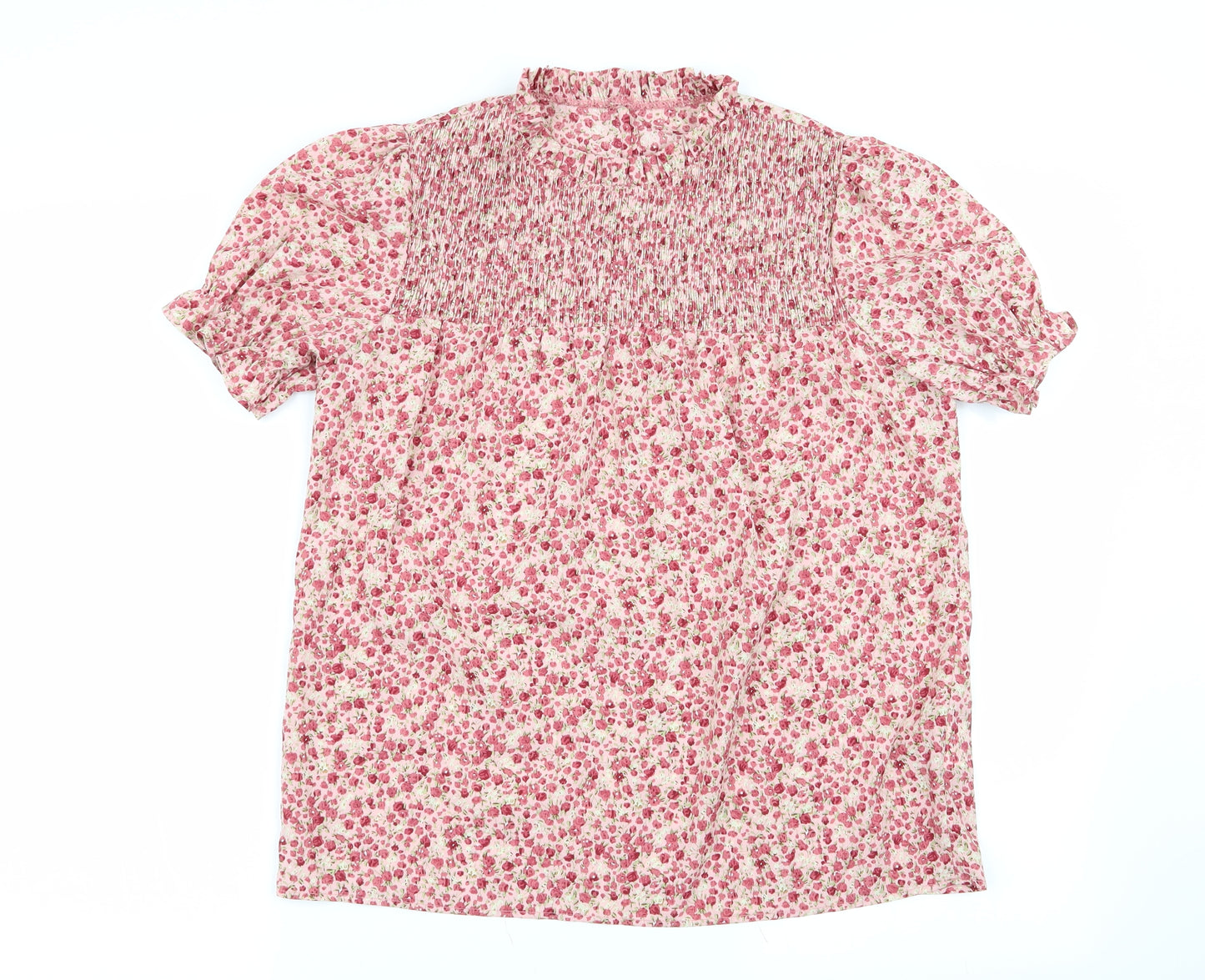 SheIn Womens Multicoloured Floral  Basic Blouse Size S