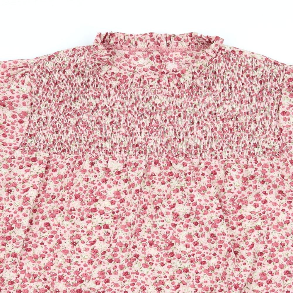 SheIn Womens Multicoloured Floral  Basic Blouse Size S