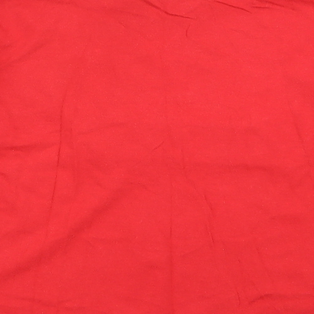Primark Boys Red Solid   Pyjama Top Size 6-7 Years