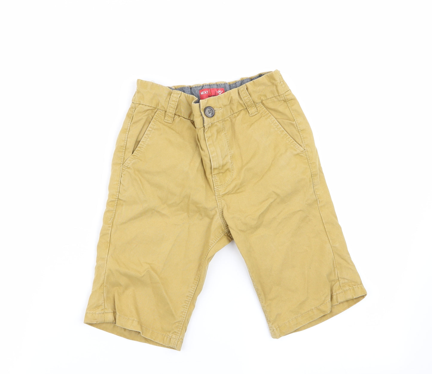 NEXT Boys Beige   Chino Shorts Size 6 Years