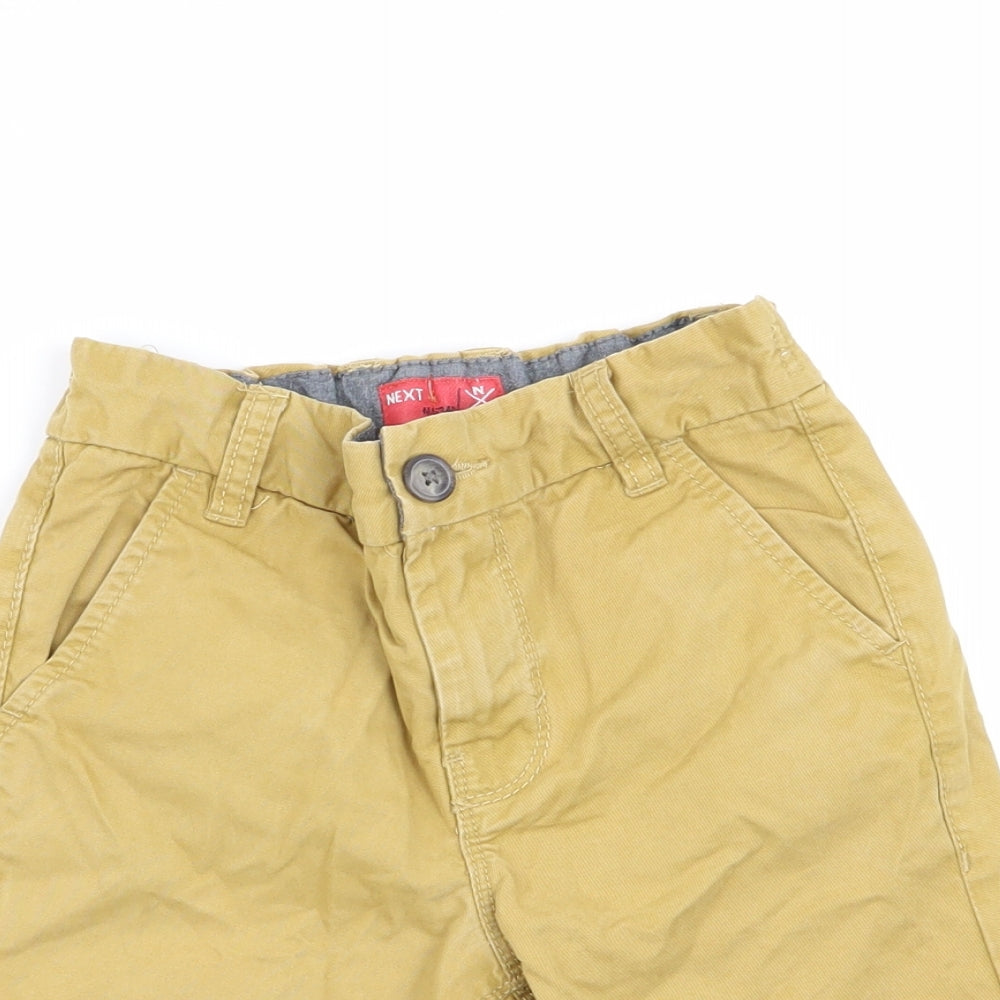 NEXT Boys Beige   Chino Shorts Size 6 Years
