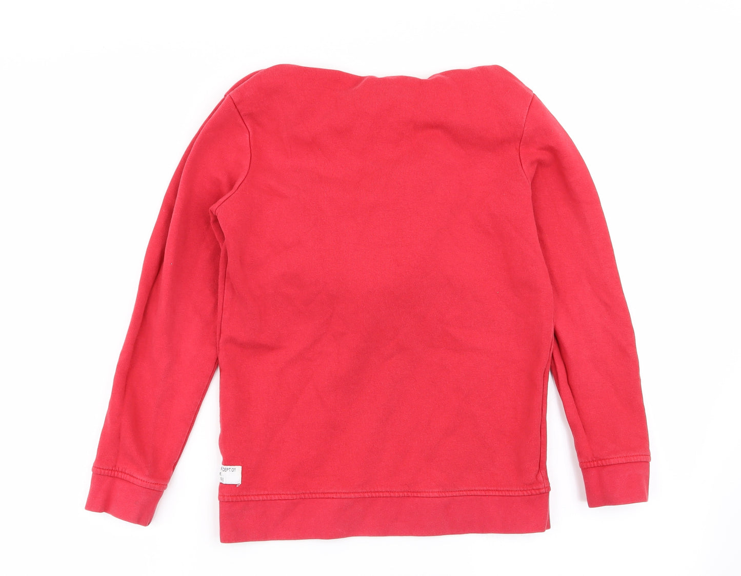 Asda George Girls Red   Pullover Jumper Size 10-11 Years