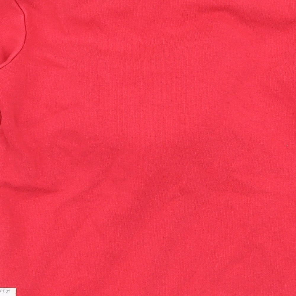 Asda George Girls Red   Pullover Jumper Size 10-11 Years