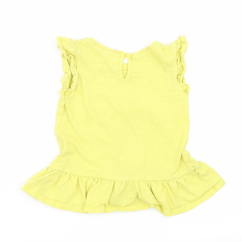 Gap Girls Yellow   Basic Tank Size 18-24 Months