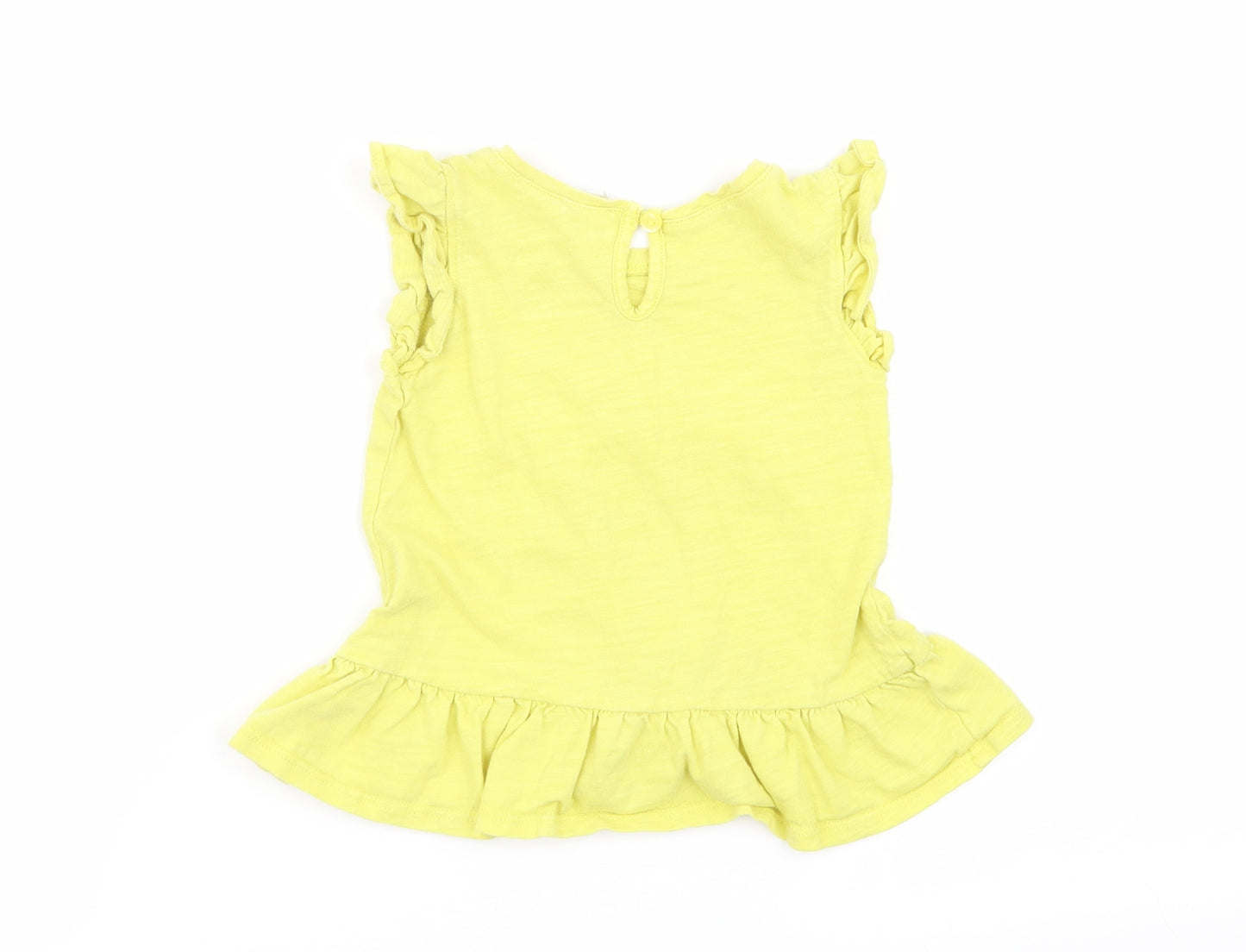 Gap Girls Yellow   Basic Tank Size 18-24 Months