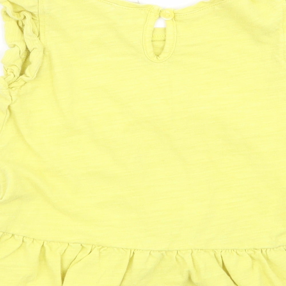 Gap Girls Yellow   Basic Tank Size 18-24 Months
