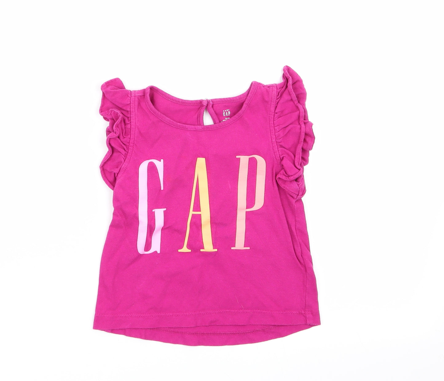 Gap Girls Purple   Basic Tank Size 18-24 Months