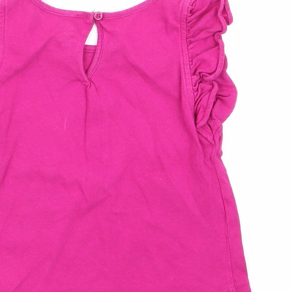 Gap Girls Purple   Basic Tank Size 18-24 Months