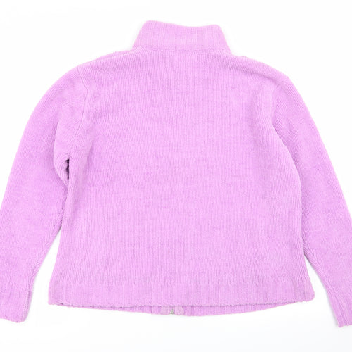reflect Womens Pink   Full Zip Jumper Size L  - Size L/XL