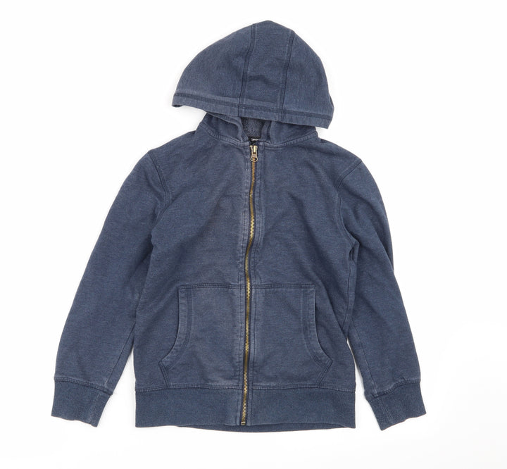 Asda George Boys Blue Full Zip Jumper Size 9-10 Years