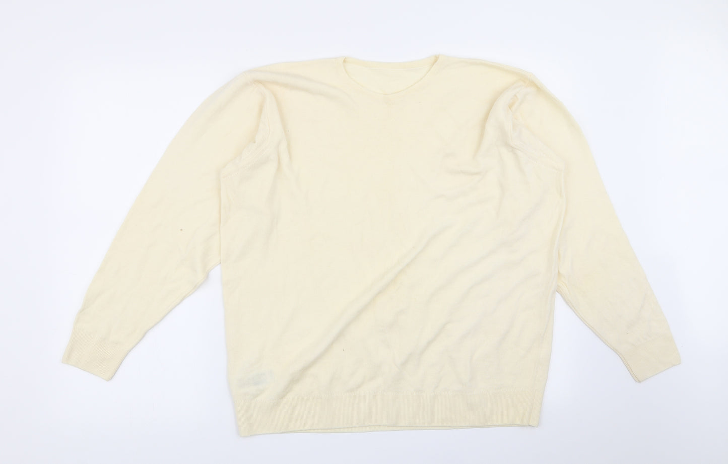 M&S Womens Beige   Pullover Jumper Size 18
