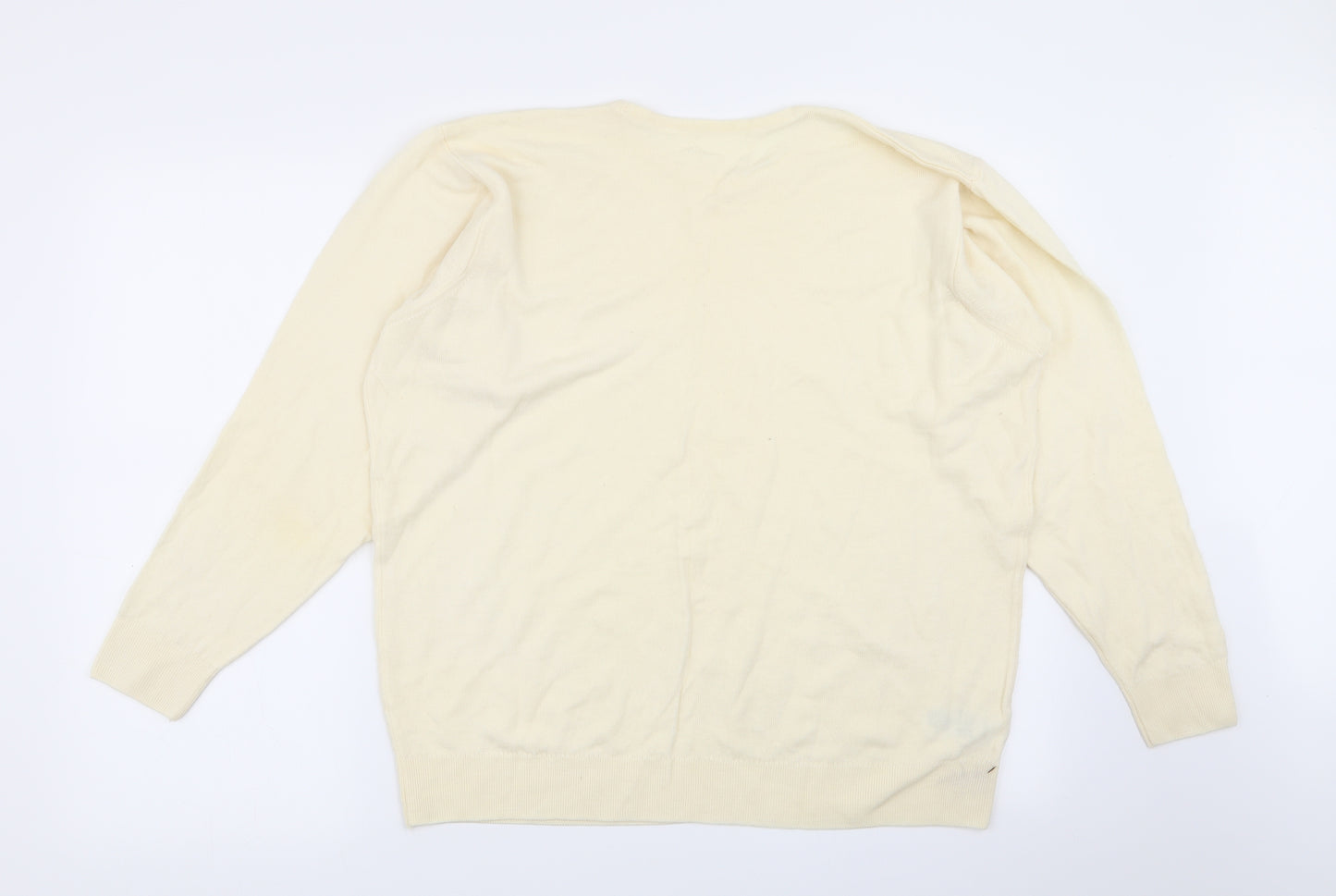M&S Womens Beige   Pullover Jumper Size 18