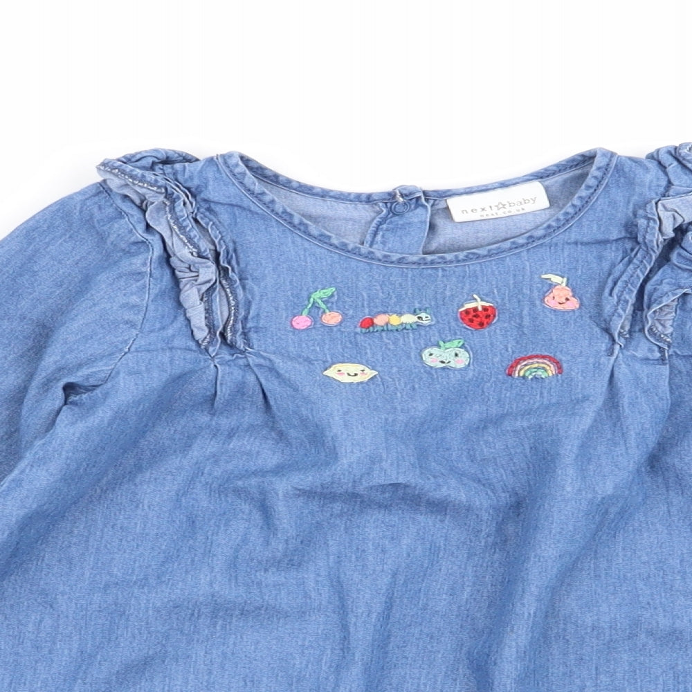 NEXT Girls Blue   Fit & Flare  Size 18-24 Months