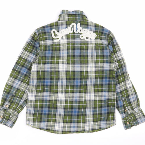 NEXT Boys Multicoloured Check  Basic Button-Up Size 8 Years