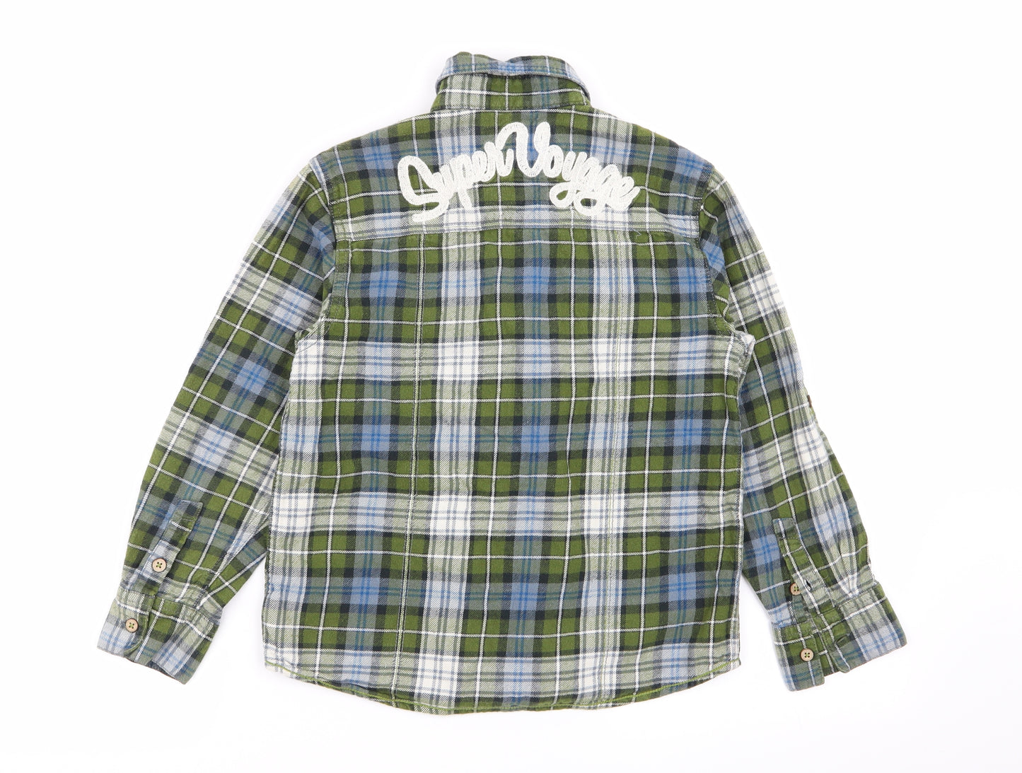 NEXT Boys Multicoloured Check  Basic Button-Up Size 8 Years