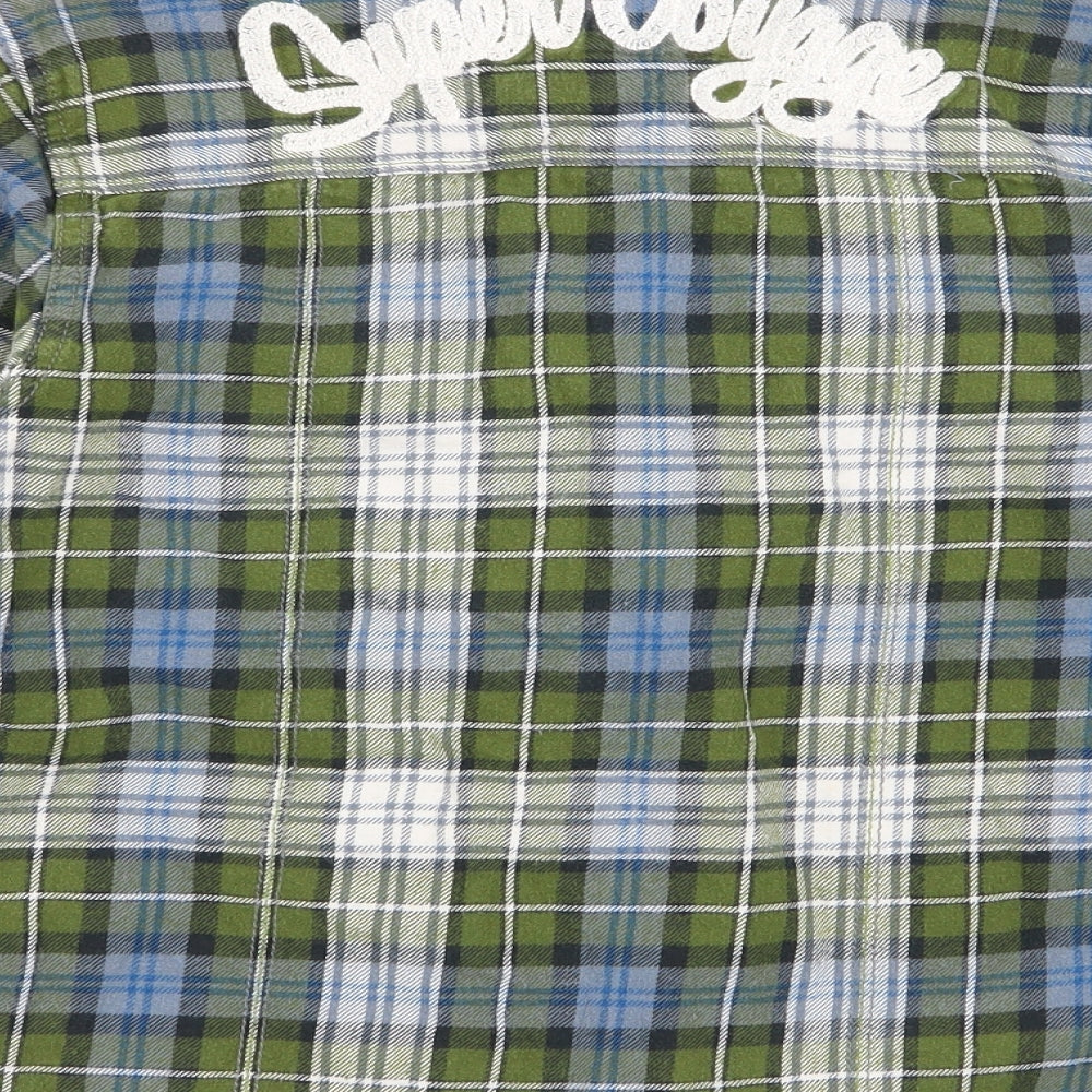 NEXT Boys Multicoloured Check  Basic Button-Up Size 8 Years