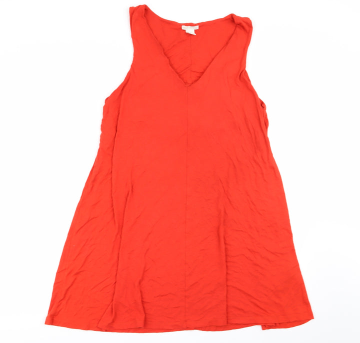 H&M Womens Orange   Fit & Flare  Size L