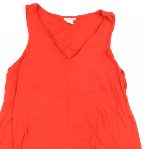 H&M Womens Orange   Fit & Flare  Size L