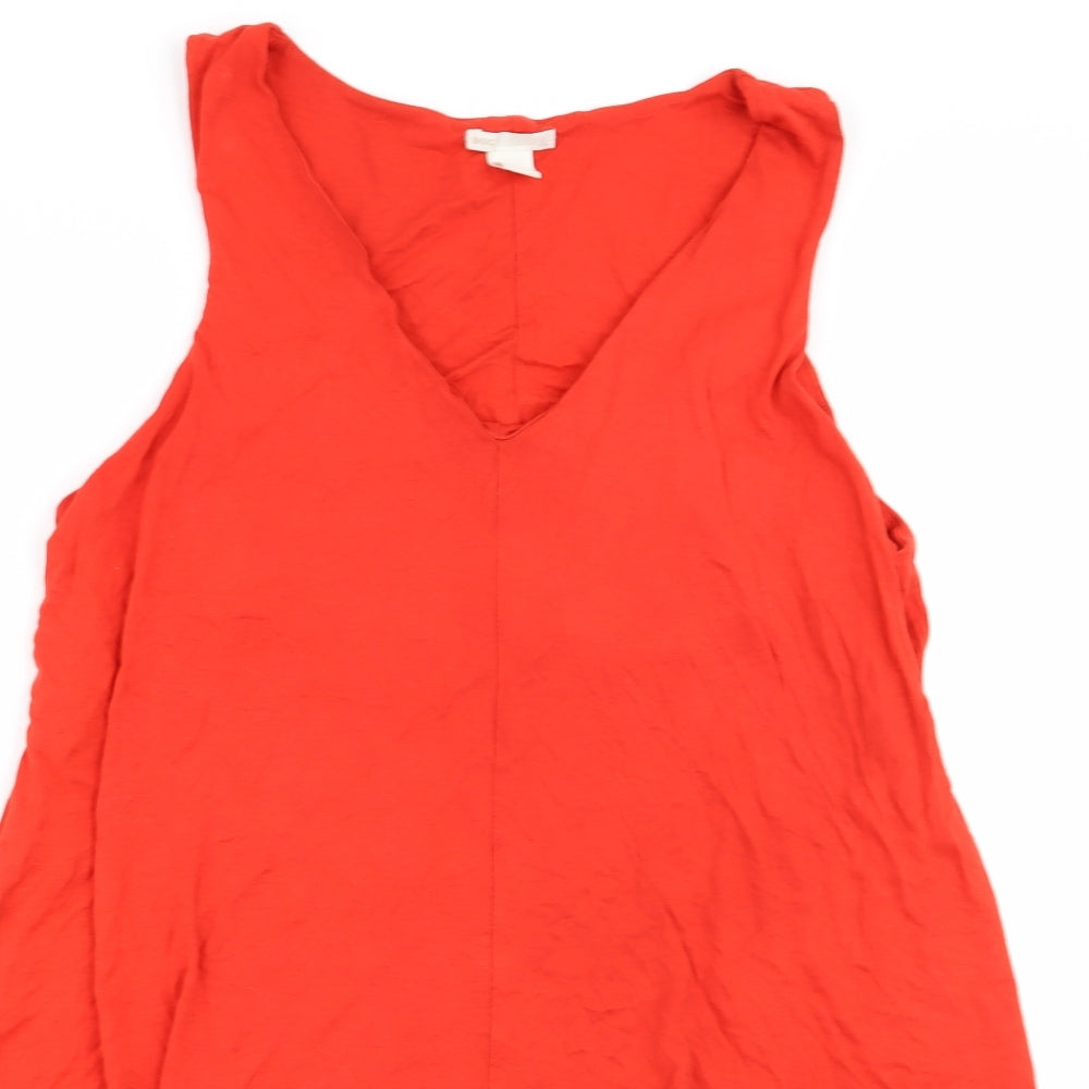 H&M Womens Orange   Fit & Flare  Size L