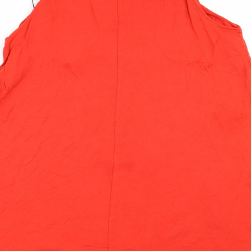 H&M Womens Orange   Fit & Flare  Size L