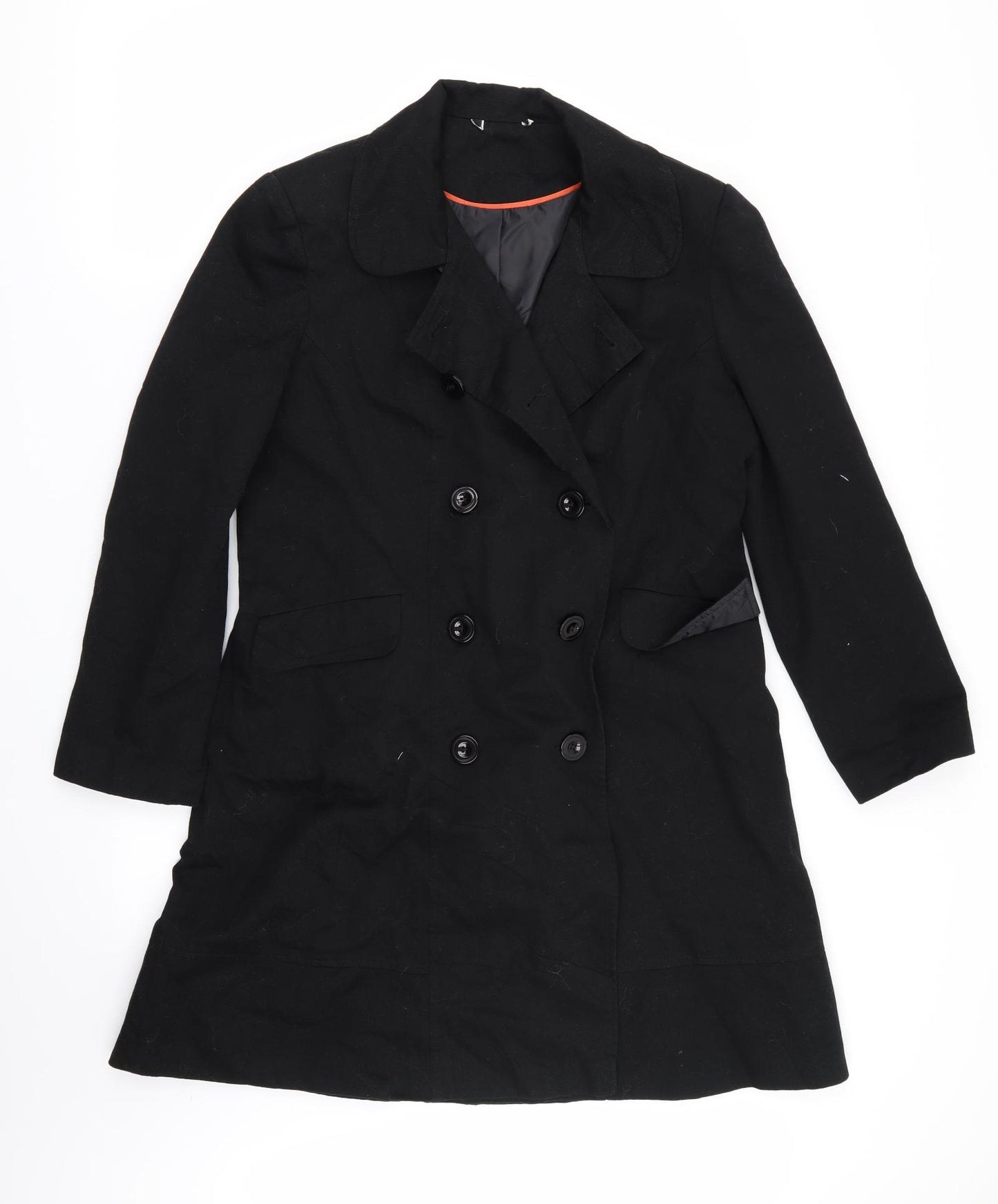 Preworn Womens Black   Jacket Coat Size 14
