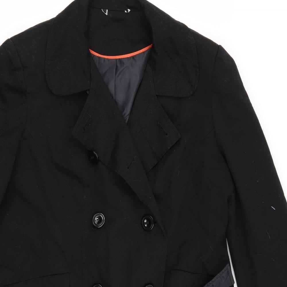Preworn Womens Black   Jacket Coat Size 14