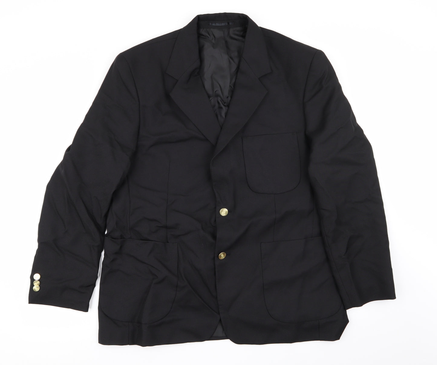 Chums Mens Black   Jacket Blazer Size 44