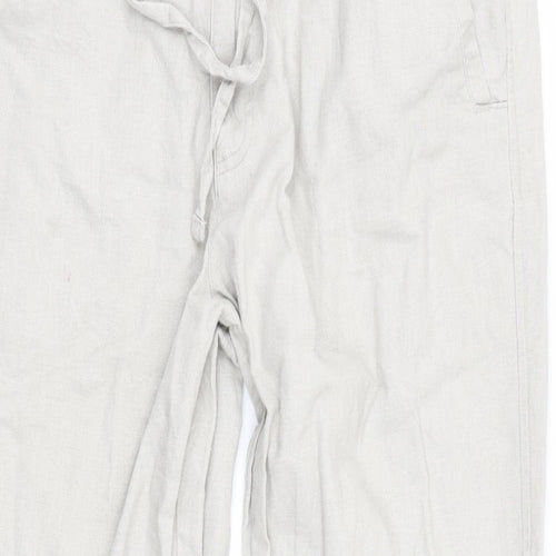 Asda George Mens Grey   Trousers  Size L L30 in - Stretch waistband