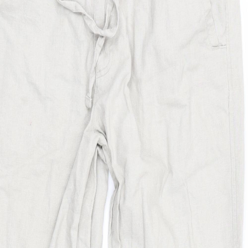 Asda George Mens Grey   Trousers  Size L L30 in - Stretch waistband