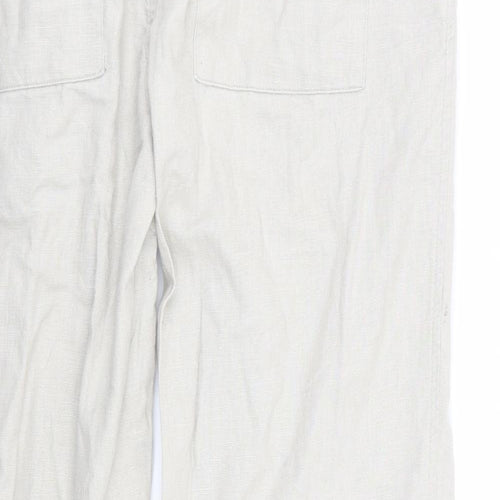 Asda George Mens Grey   Trousers  Size L L30 in - Stretch waistband