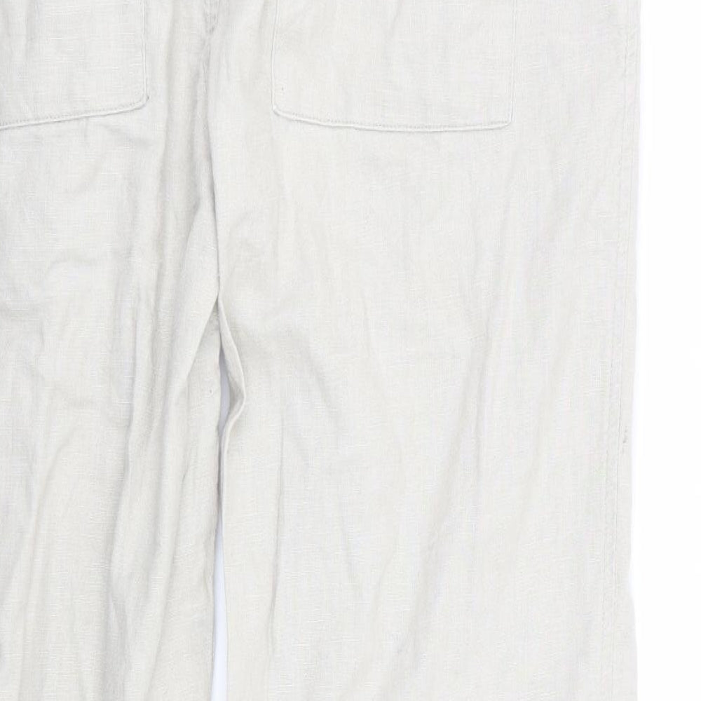 Asda George Mens Grey   Trousers  Size L L30 in - Stretch waistband