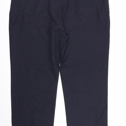 paul berman Mens Blue Striped  Trousers  Size 40 L30 in