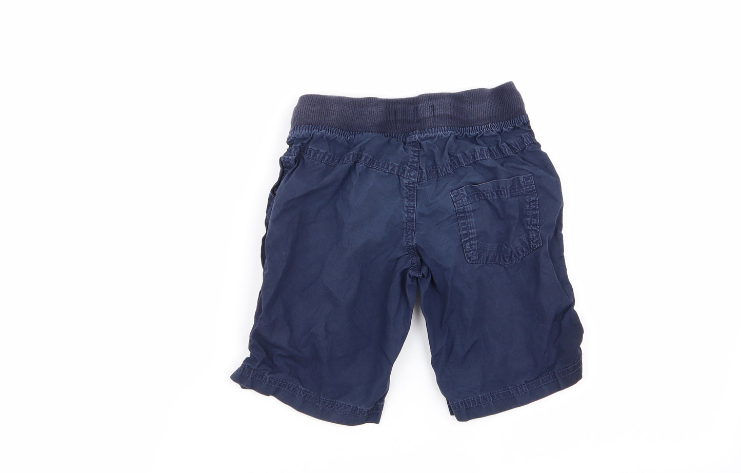 M&S Boys Blue   Chino Shorts Size 4-5 Years