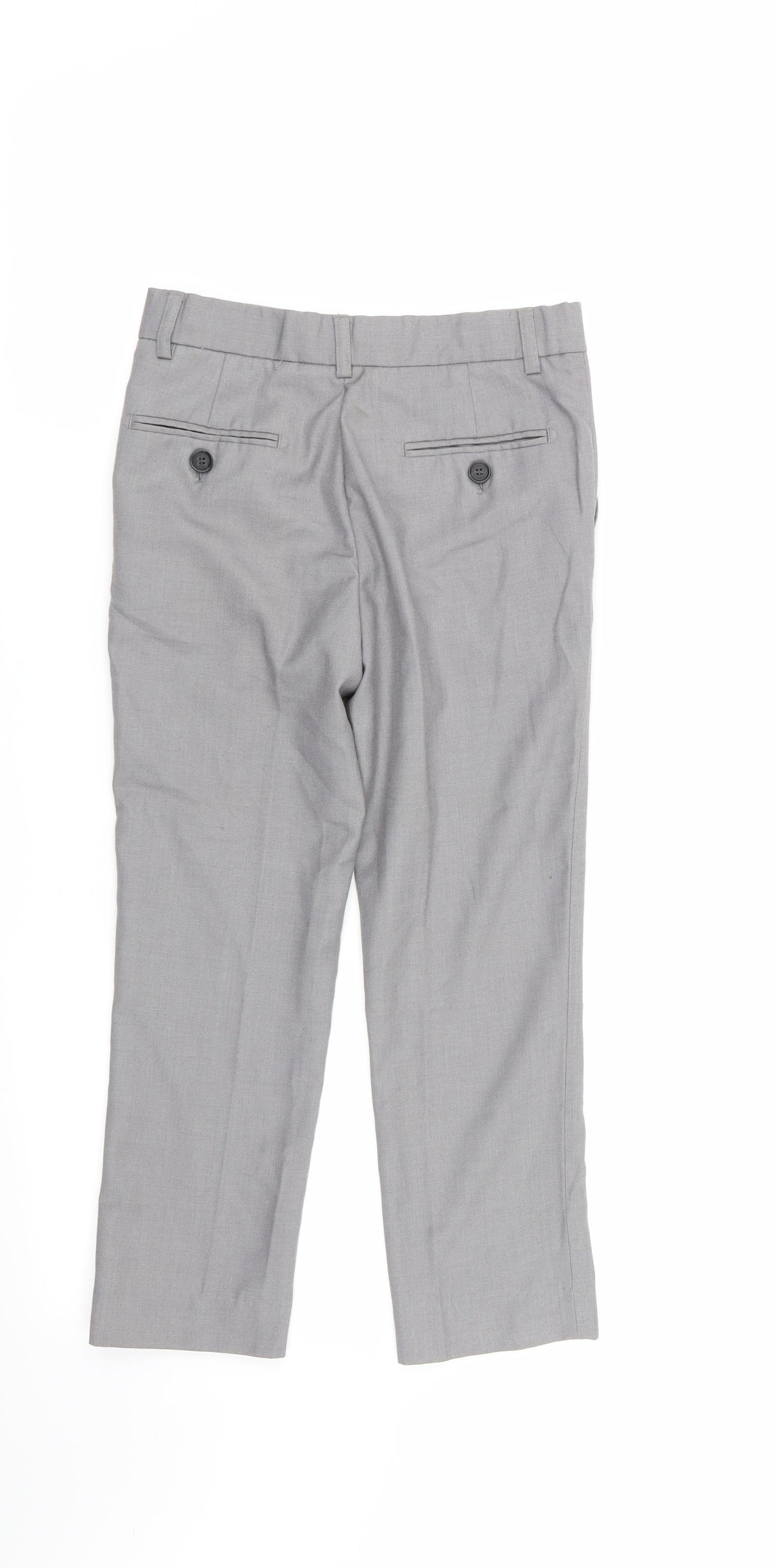 TU Boys Grey   Chino Trousers Size 7 Years - trousers