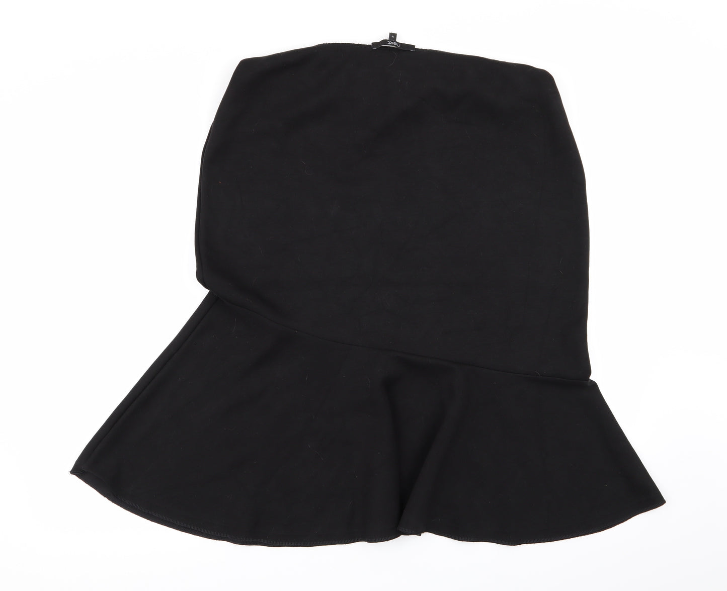 NEXT Womens Black   Flare Skirt Size 16  - Stretch waistband