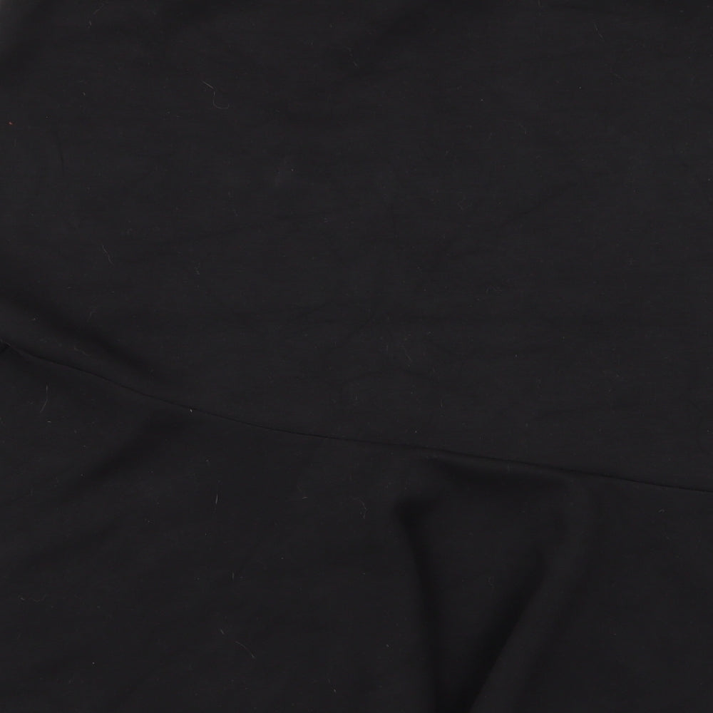 NEXT Womens Black   Flare Skirt Size 16  - Stretch waistband