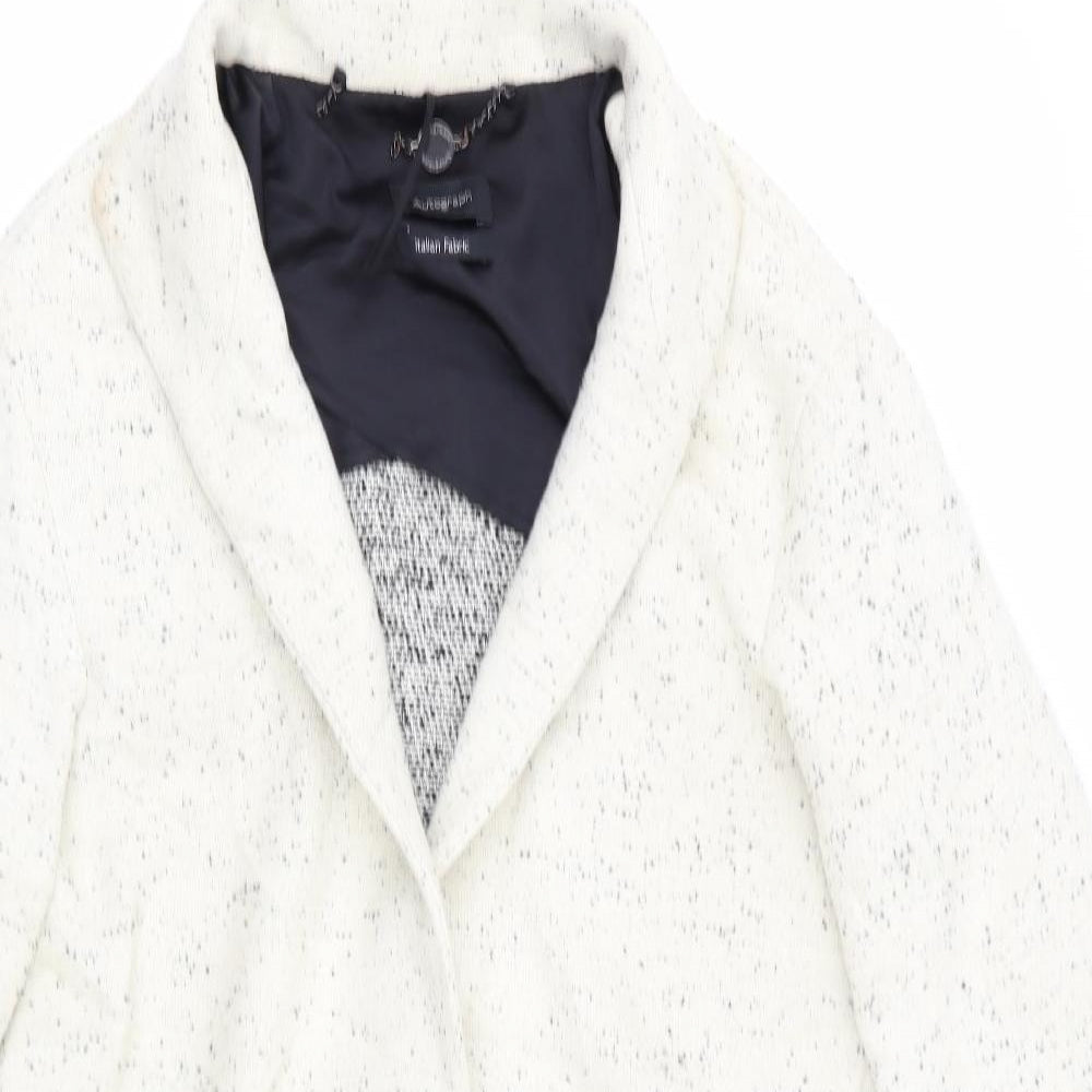 Autograph Womens Beige Polka Dot  Jacket Blazer Size 12