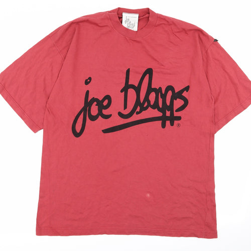 Joe Bloggs Mens Red    T-Shirt Size L