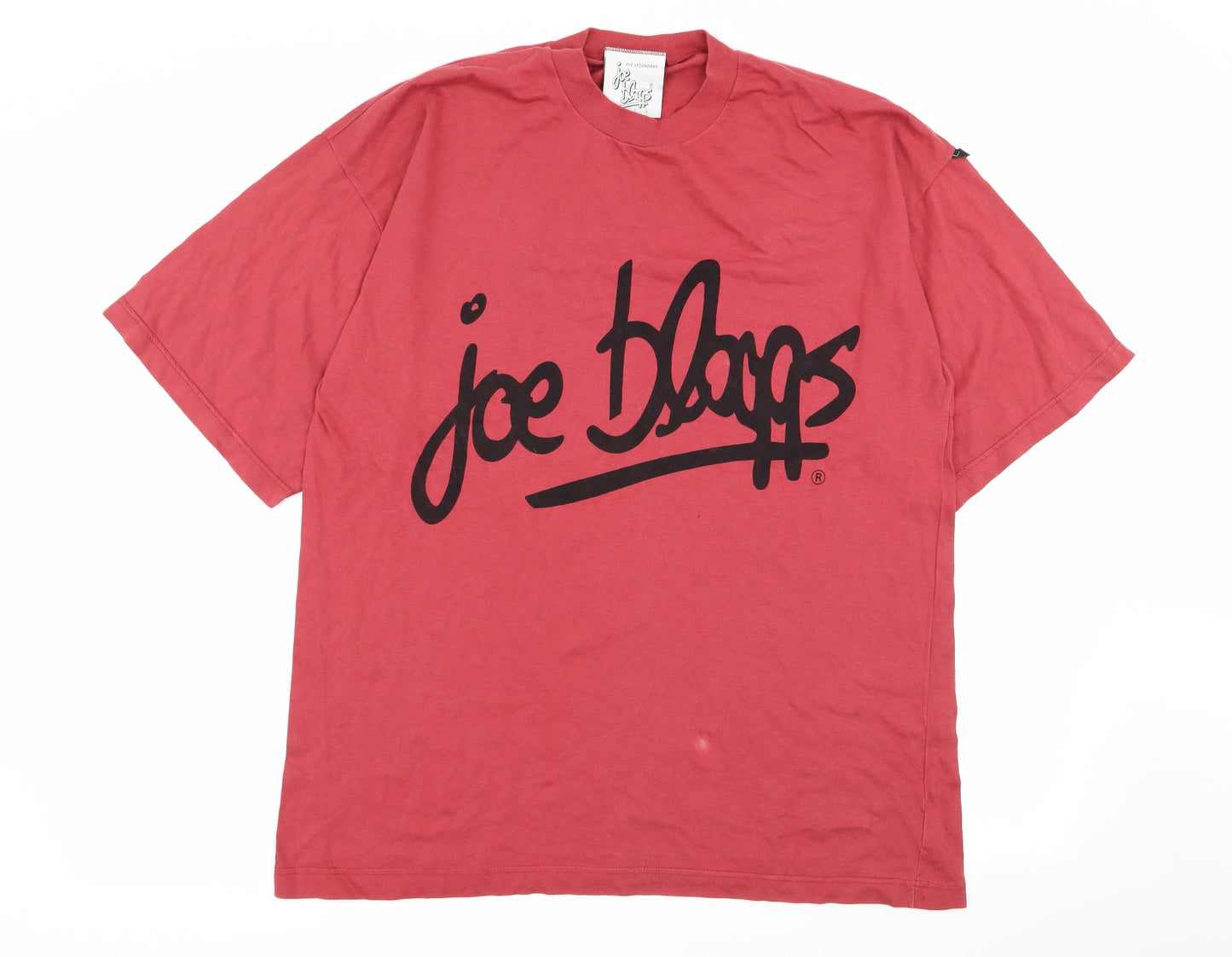 Joe Bloggs Mens Red    T-Shirt Size L