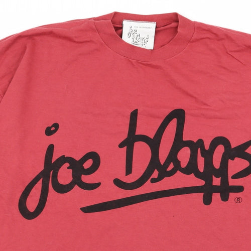 Joe Bloggs Mens Red    T-Shirt Size L
