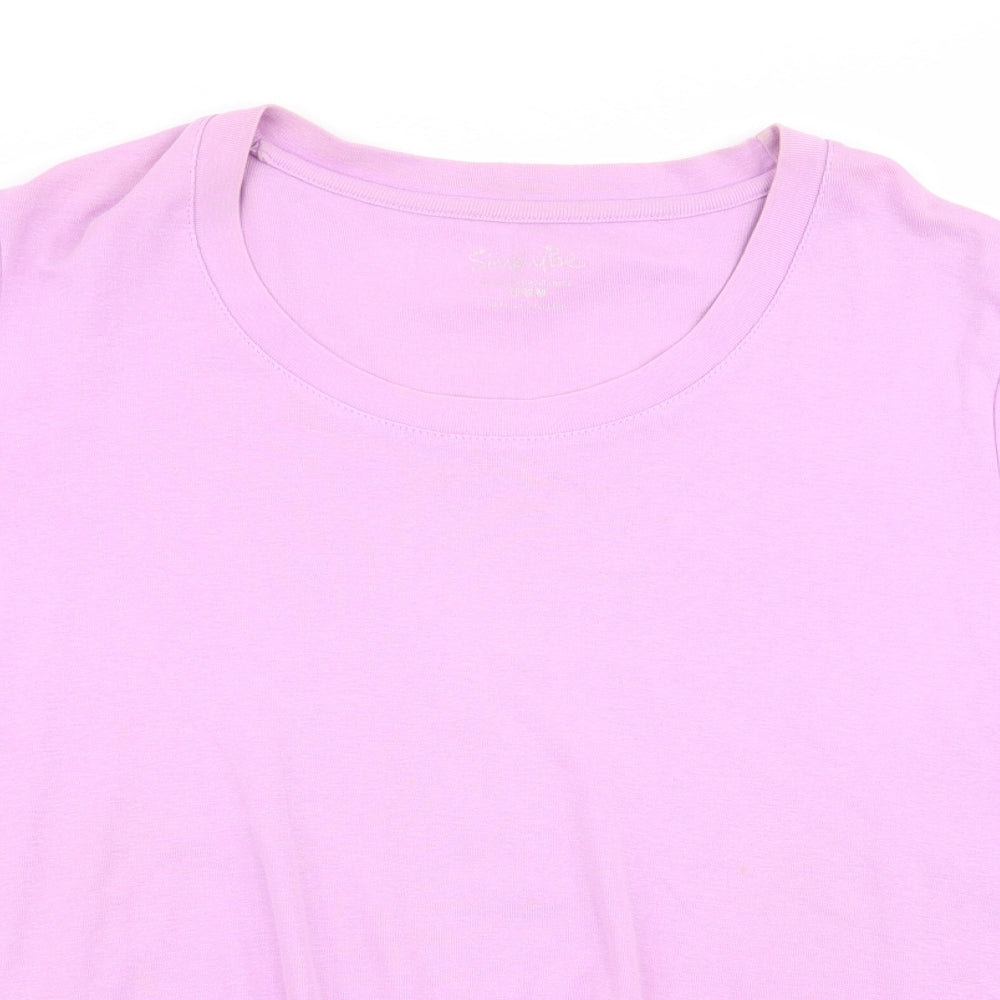 Simply Be Womens Pink   Basic T-Shirt Size 24