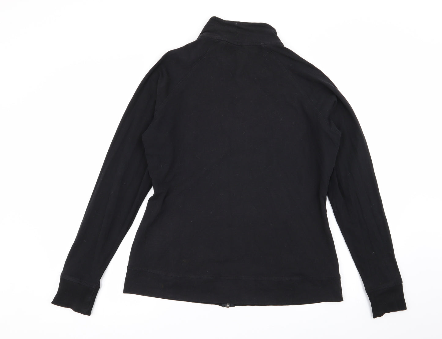 Crane Womens Black   Full Zip Jumper Size L