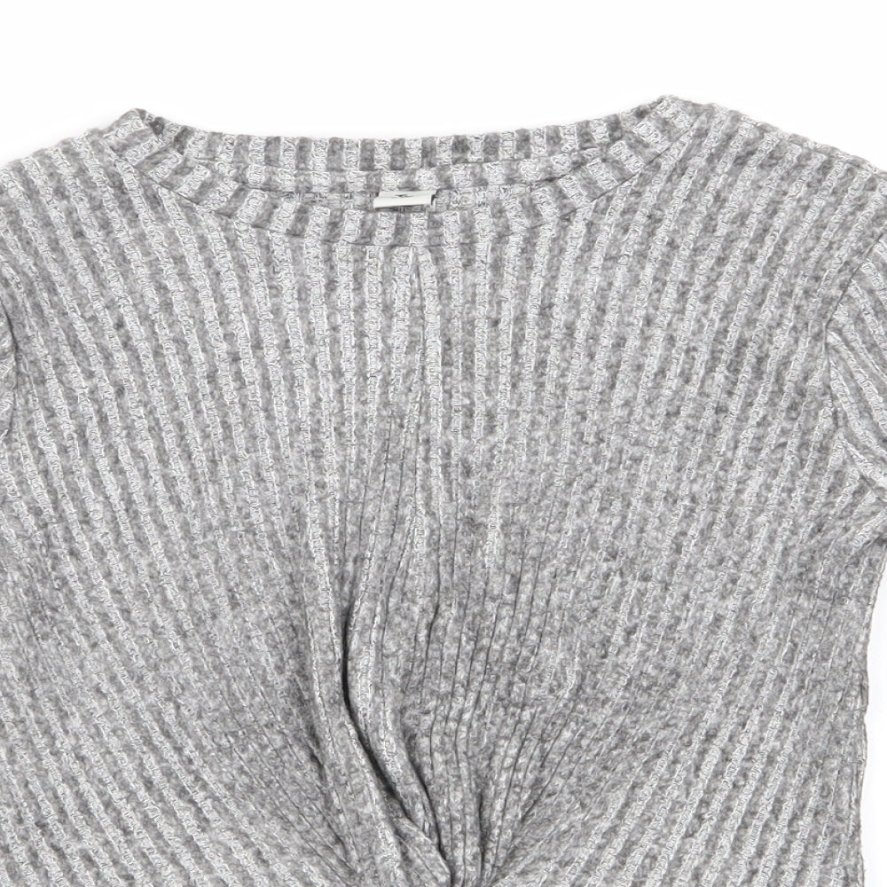 TU Girls Grey   Basic T-Shirt Size 9 Years