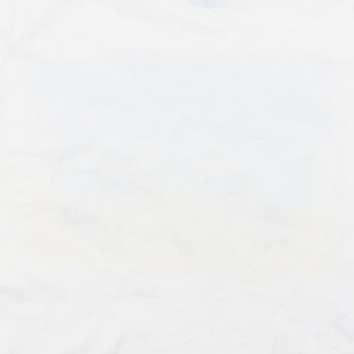 little kids Boys White   Basic T-Shirt Size 5-6 Years