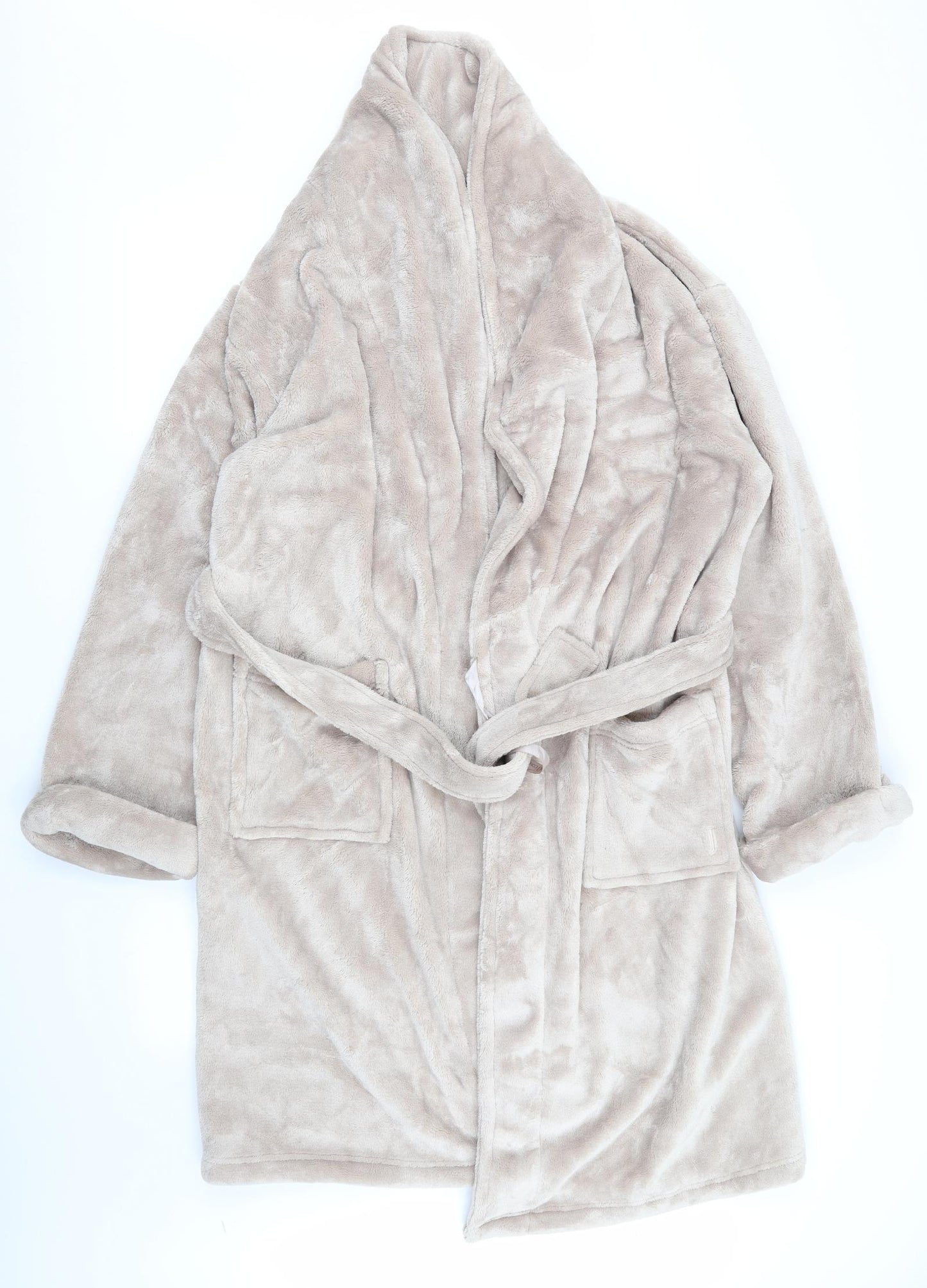 Jasper Conran Womens Beige Solid  Top Robe Size 12
