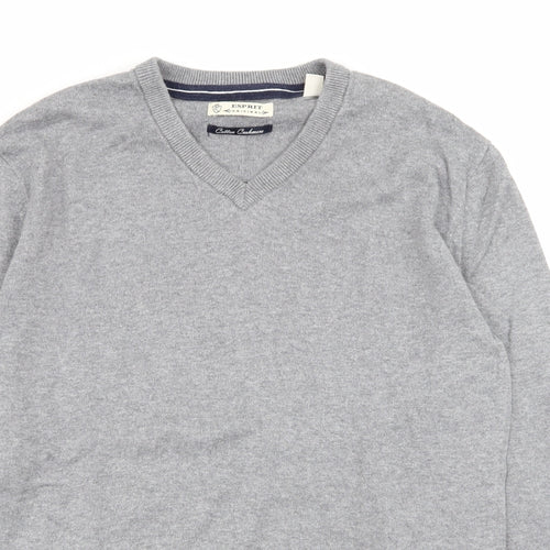 espirit Mens Grey   Pullover Jumper Size S