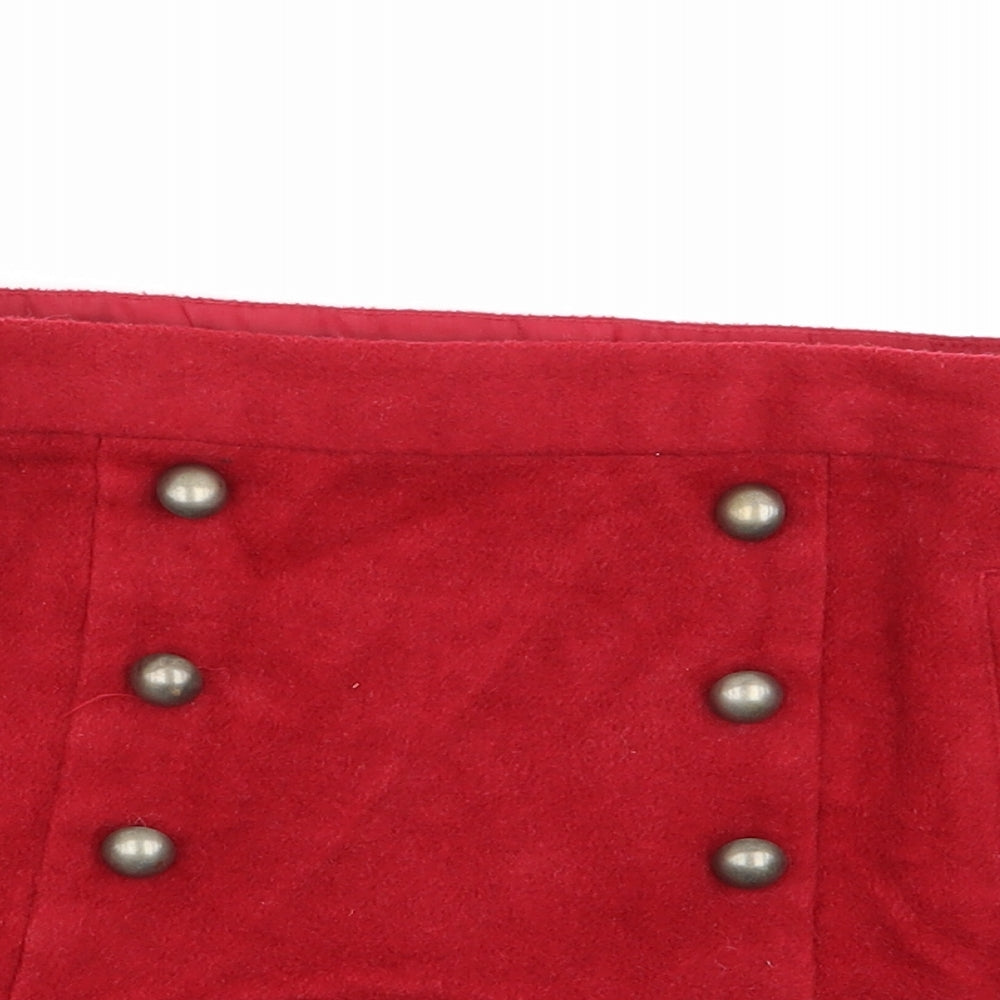 NEXT Girls Red   Mini Skirt Size 8 Years
