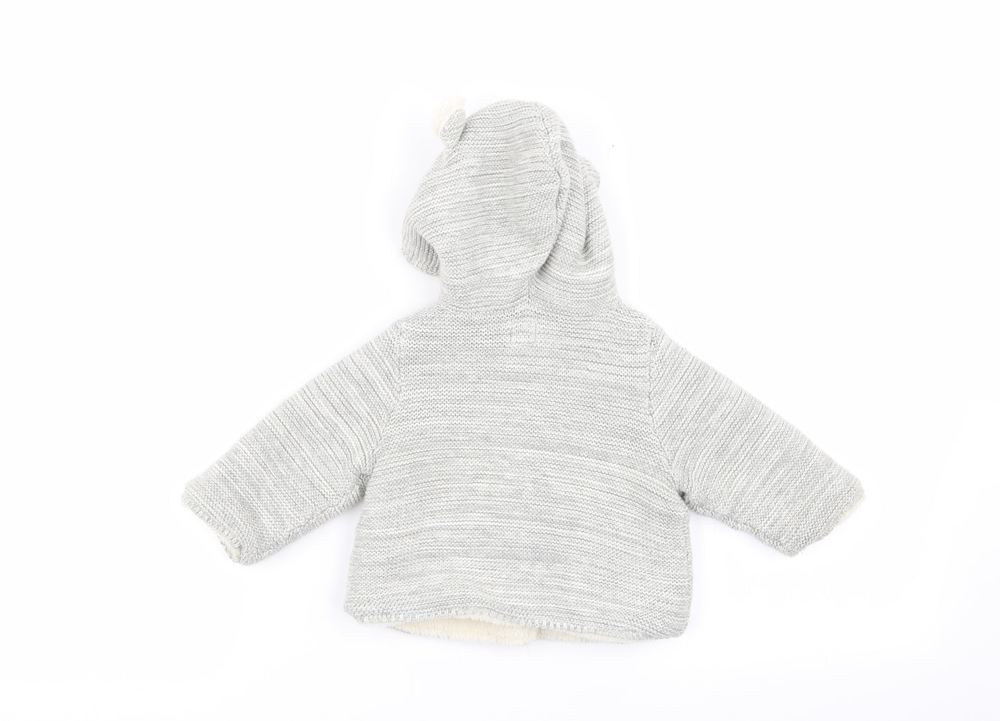 Gap Boys Grey   Overcoat Coat Size 3-6 Months