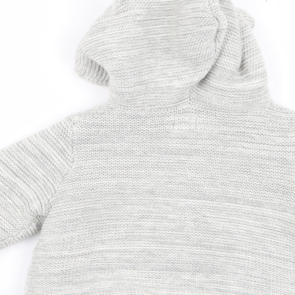 Gap Boys Grey   Overcoat Coat Size 3-6 Months